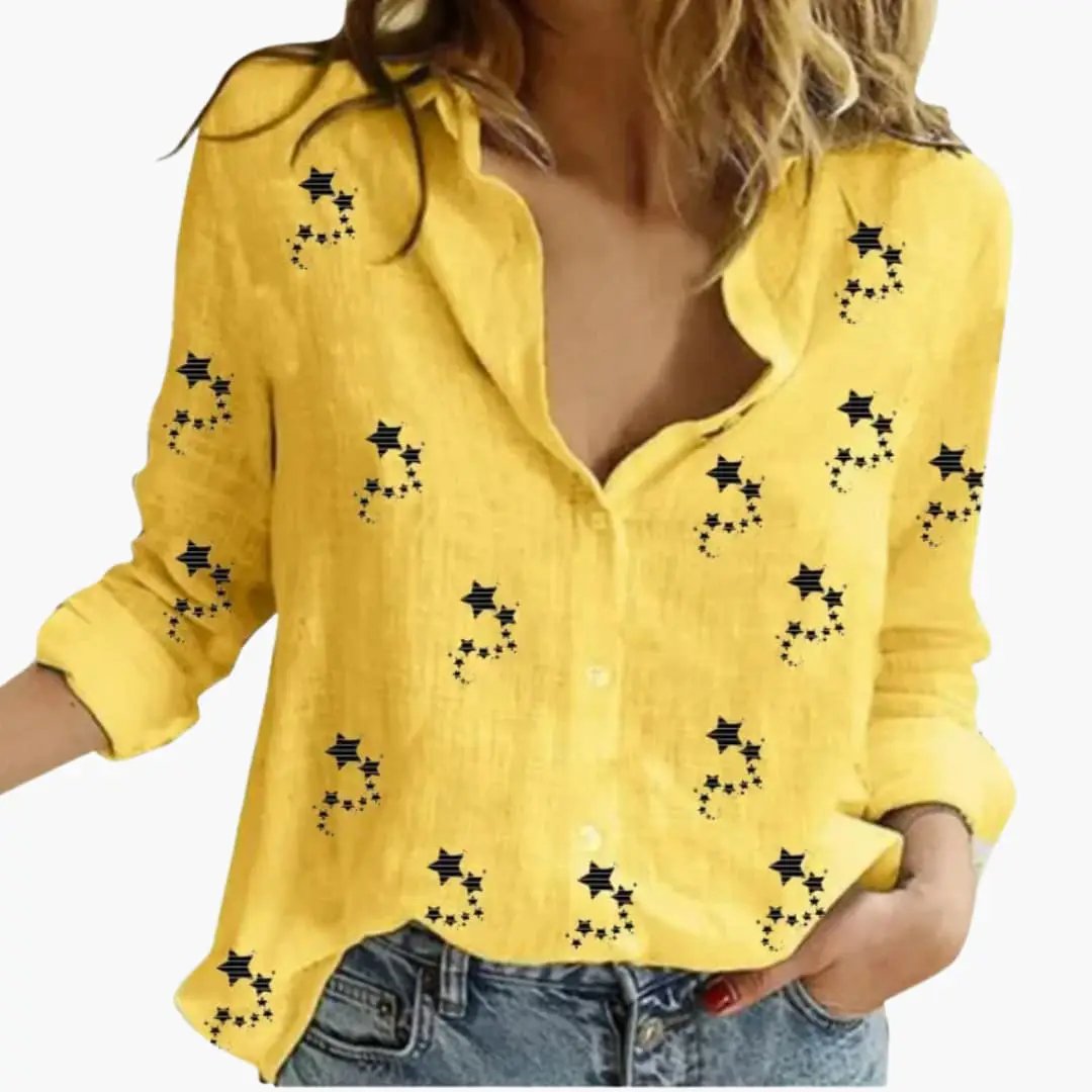 Elegant Floral Pattern Blouse for Women - Stylish & Versatile