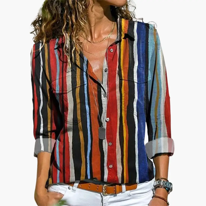 Flowy Loose-Fit Shirt for Women - Comfortable & Versatile