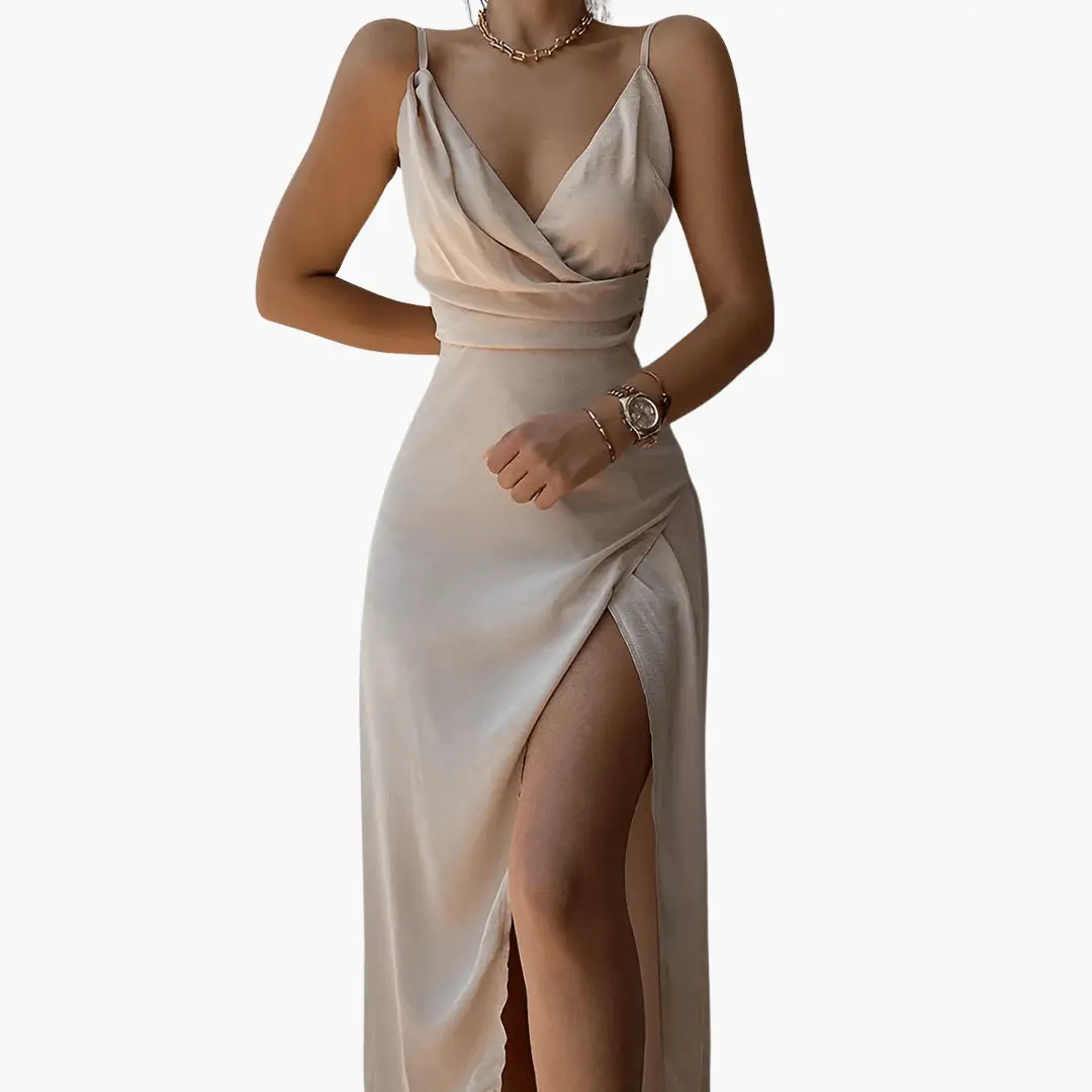 Evening Maxi Dress with Slit for Women – Elegant & Sexy Look