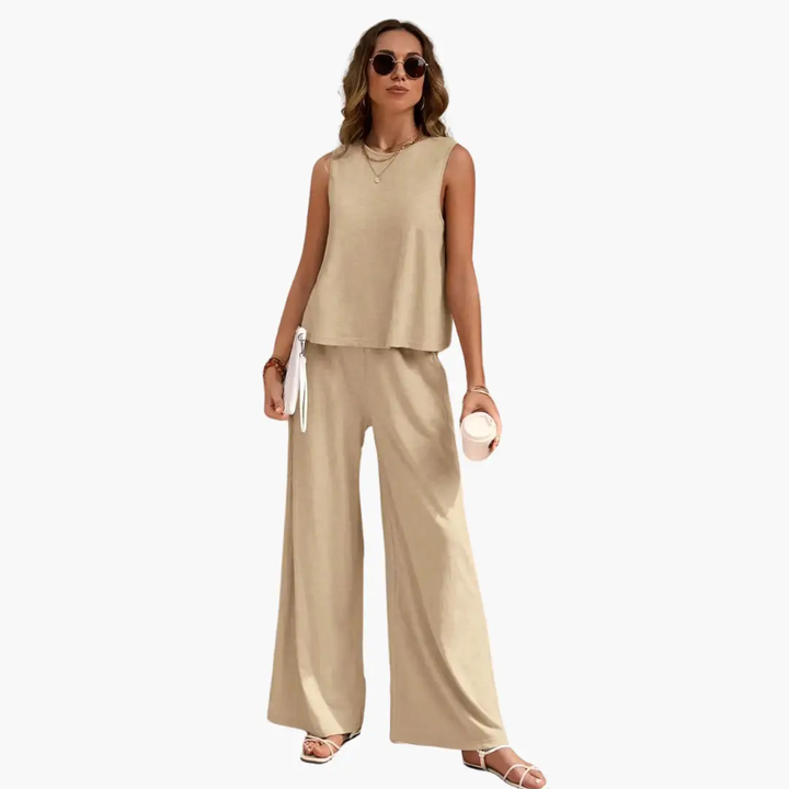 Comfortable Two-Piece Set for Women - Summer Casual Style