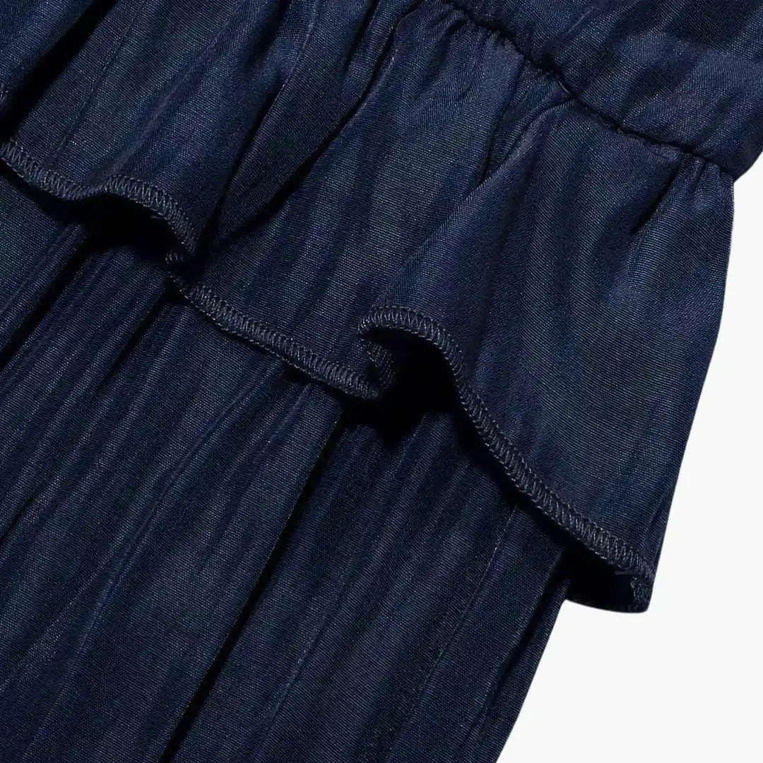 Maxi Dress Layers - Ruffle Dress for Women, Elegant & Airy