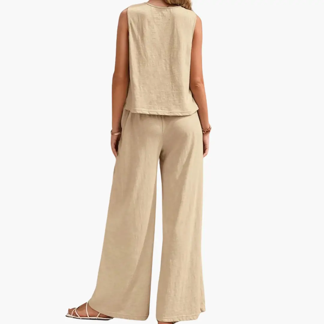Comfortable Two-Piece Set for Women - Summer Casual Style