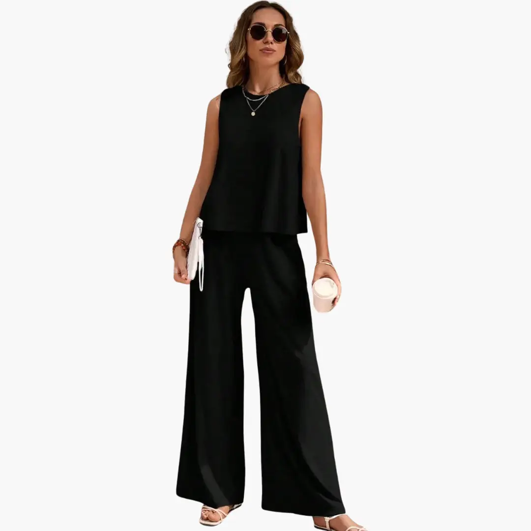 Comfortable Two-Piece Set for Women - Summer Casual Style
