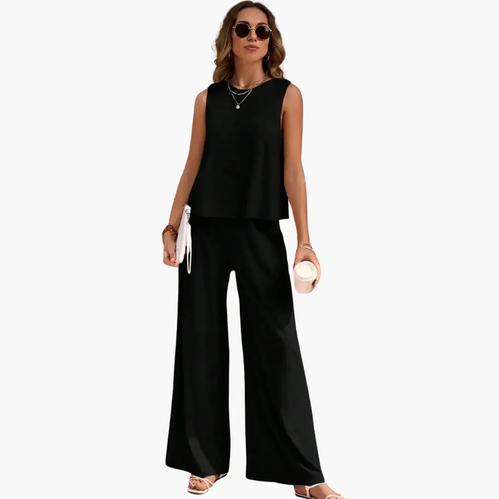 Comfortable Two-Piece Set for Women - Summer Casual Style