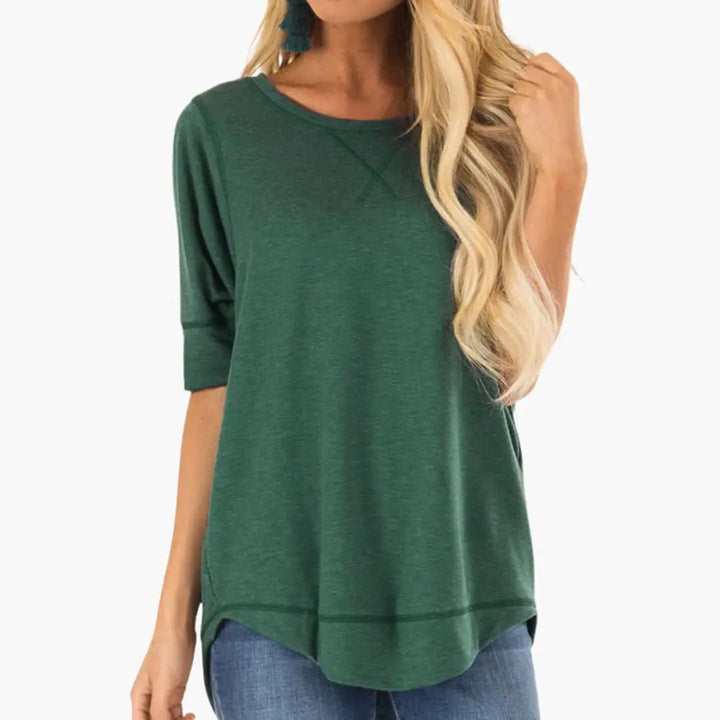 Women’s Allover Leopard Print T-Shirt Short Sleeve Crew Neck Top
