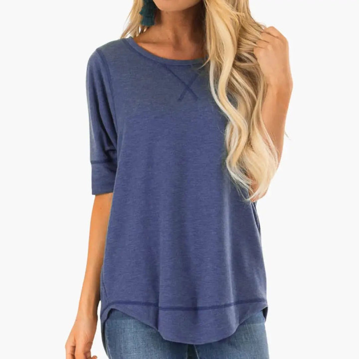 Women’s Allover Leopard Print T-Shirt Short Sleeve Crew Neck Top