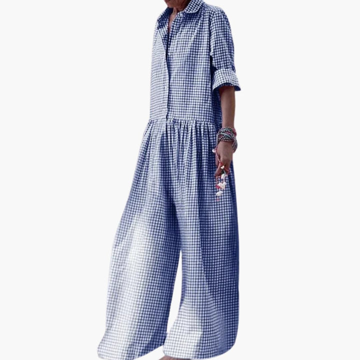 Women’s Checked Jumpsuit