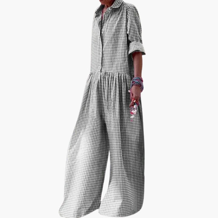 Women’s Checked Jumpsuit