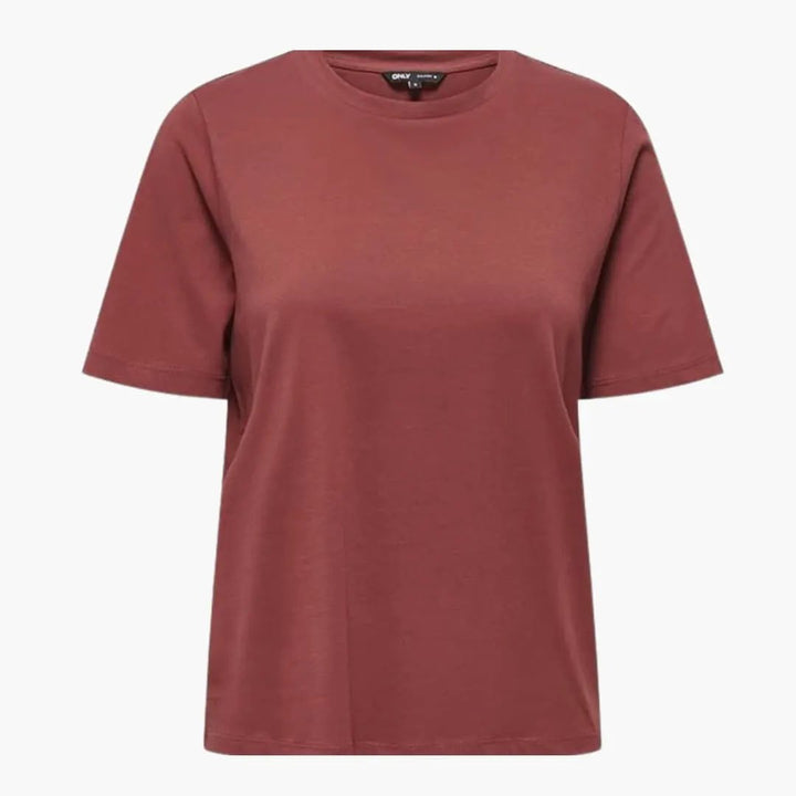 Women’s Classic Crew Neck Short Sleeve T-Shirt – Plain Everyday Top