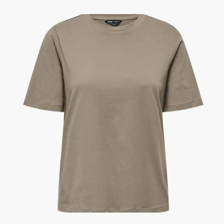 Women’s Classic Crew Neck Short Sleeve T-Shirt – Plain Everyday Top