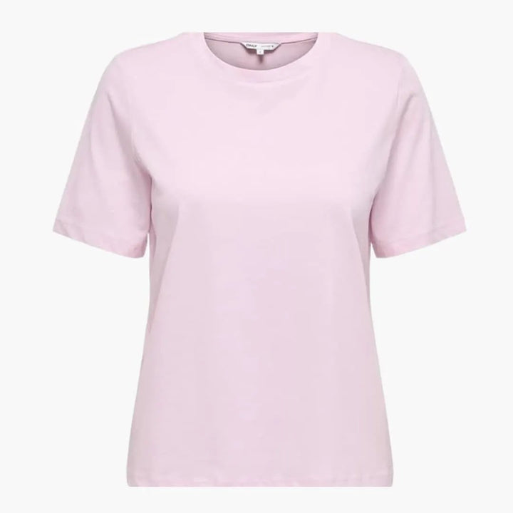 Women’s Classic Crew Neck Short Sleeve T-Shirt – Plain Everyday Top