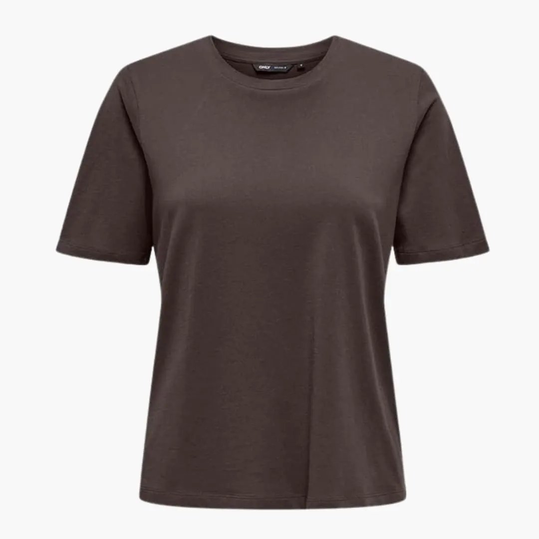 Women’s Classic Crew Neck Short Sleeve T-Shirt – Plain Everyday Top
