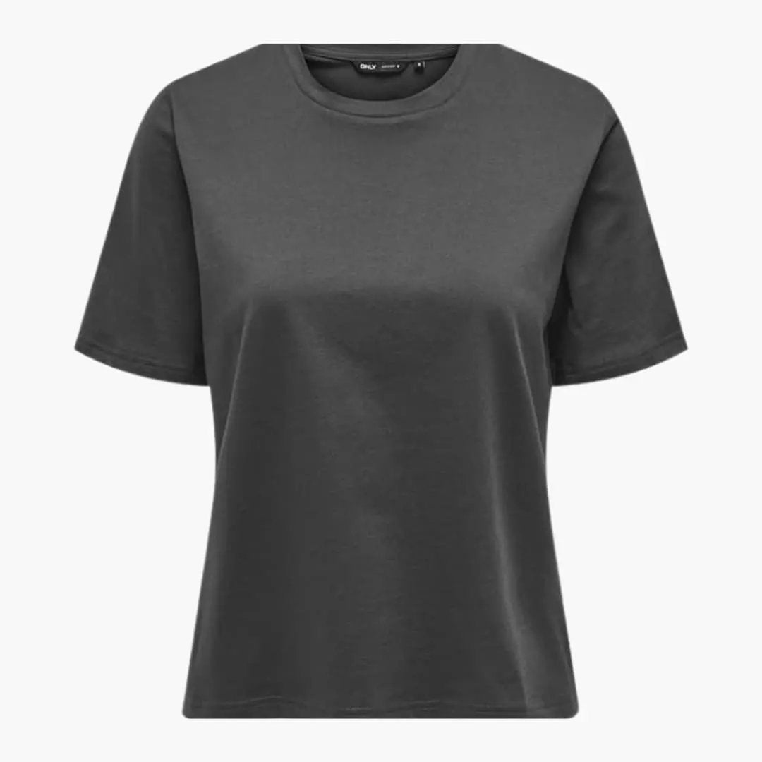 Women’s Classic Crew Neck Short Sleeve T-Shirt – Plain Everyday Top