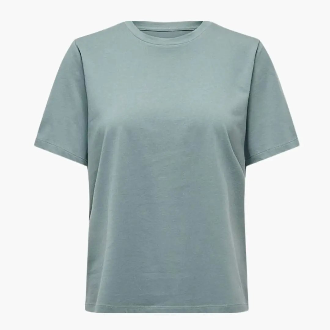 Women’s Classic Crew Neck Short Sleeve T-Shirt – Plain Everyday Top