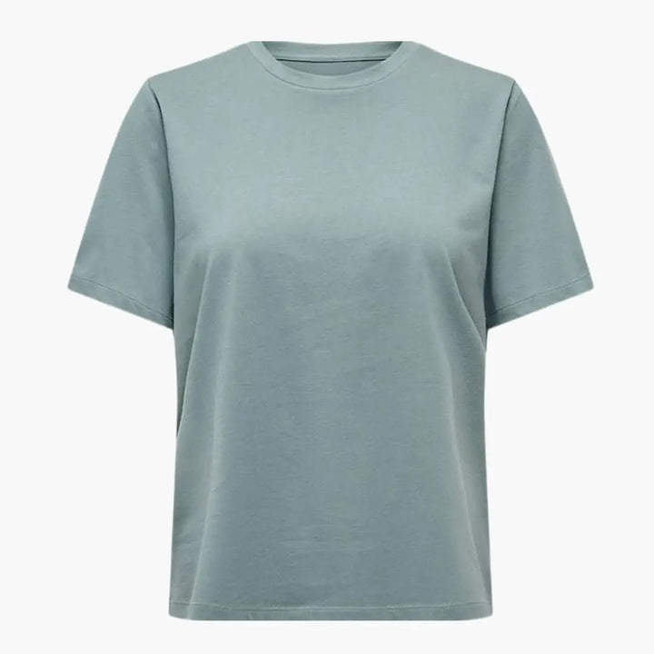 Women’s Classic Crew Neck Short Sleeve T-Shirt – Plain Everyday Top