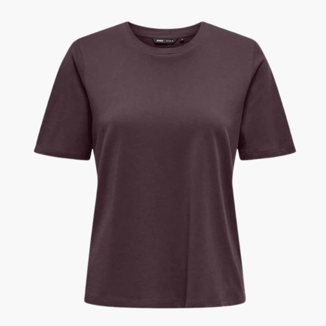 Women’s Classic Crew Neck Short Sleeve T-Shirt – Plain Everyday Top