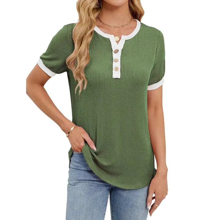 Women’s Blend V-Neck Short Sleeve T-Shirt