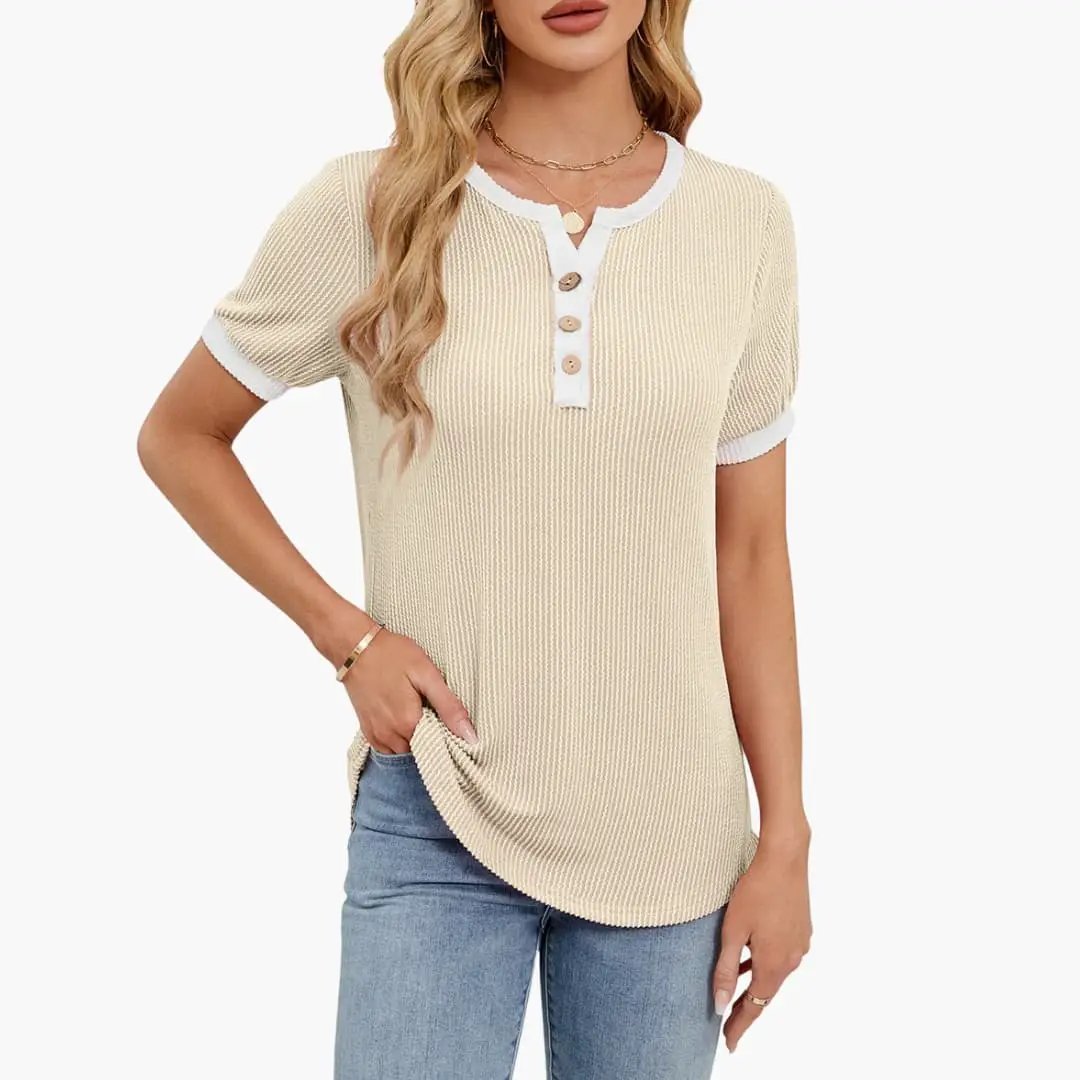 Women’s Blend V-Neck Short Sleeve T-Shirt