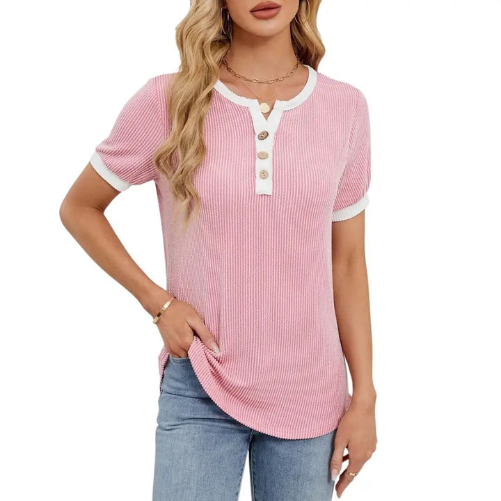 Women’s Blend V-Neck Short Sleeve T-Shirt