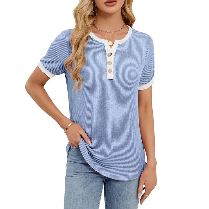 Women’s Blend V-Neck Short Sleeve T-Shirt