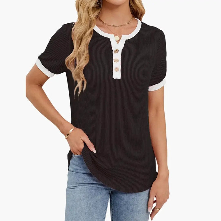 Women’s Blend V-Neck Short Sleeve T-Shirt