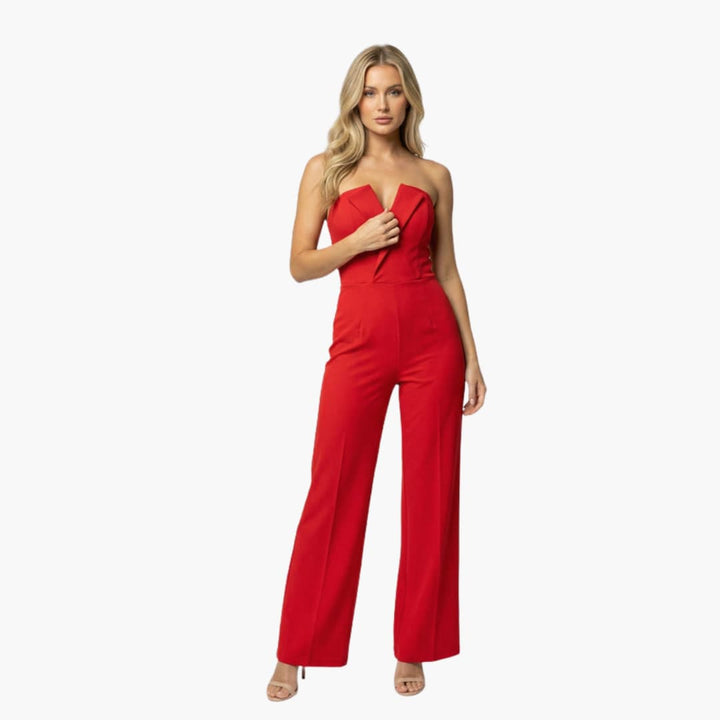 Women’s Halter Neck Wide Leg Jumpsuit