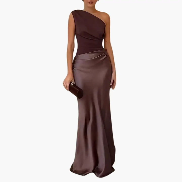 Women’s One-Shoulder Maxi Dress