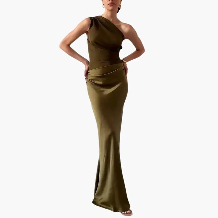 Women’s One-Shoulder Maxi Dress