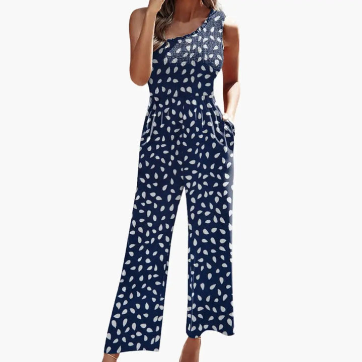 Women’s One - Shoulder Wide Leg Jumpsuit