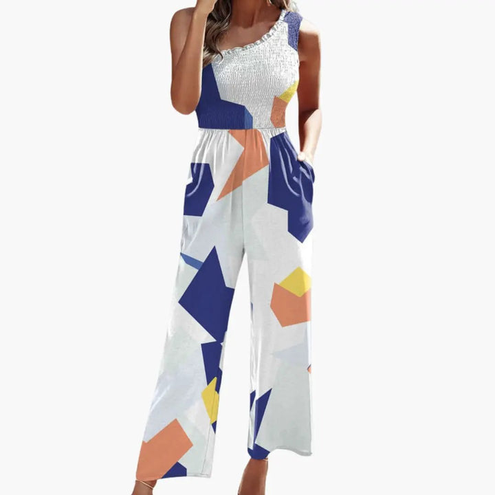Women’s One - Shoulder Wide Leg Jumpsuit