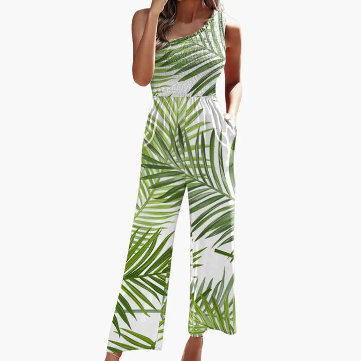 Women’s One - Shoulder Wide Leg Jumpsuit