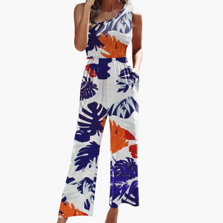 Women’s One - Shoulder Wide Leg Jumpsuit