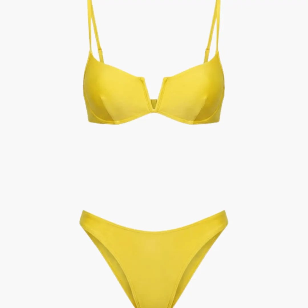 Women’s Push-Up Bikini Set with Brazilian Cut Bottom