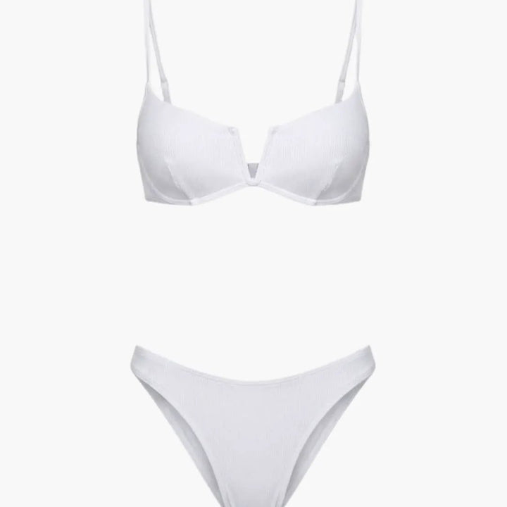 Women’s Push-Up Bikini Set with Brazilian Cut Bottom