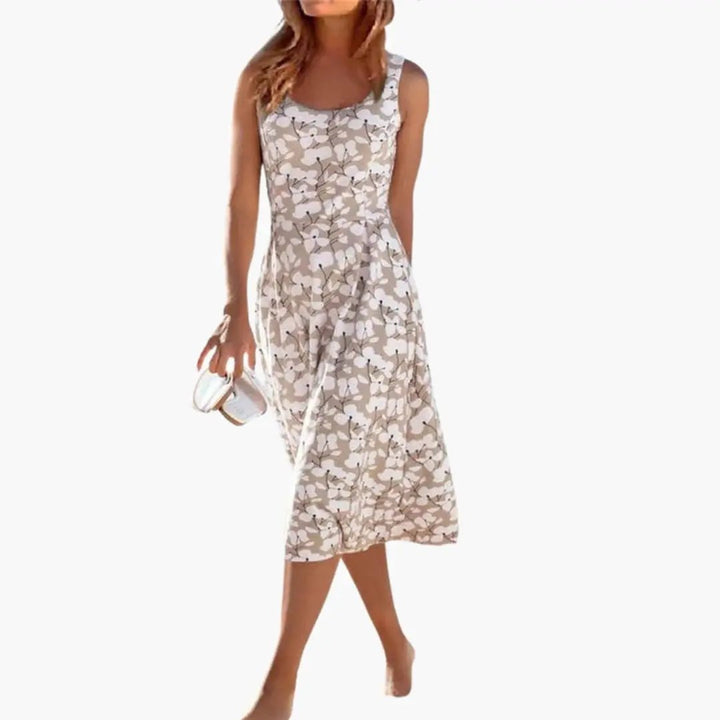 Women’s Round Neck Floral Dress