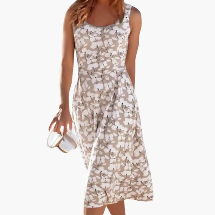 Women’s Round Neck Floral Dress