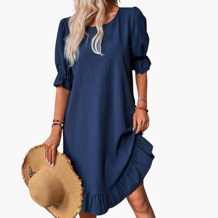 Women’s Ruffle Sleeve Midi Dress