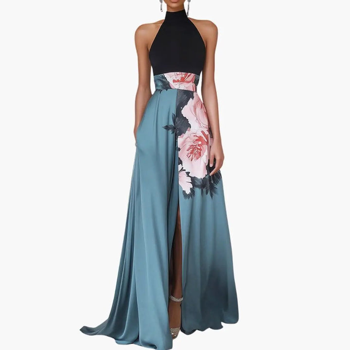 Women’s Sleeveless Maxi Dress with Side Slit