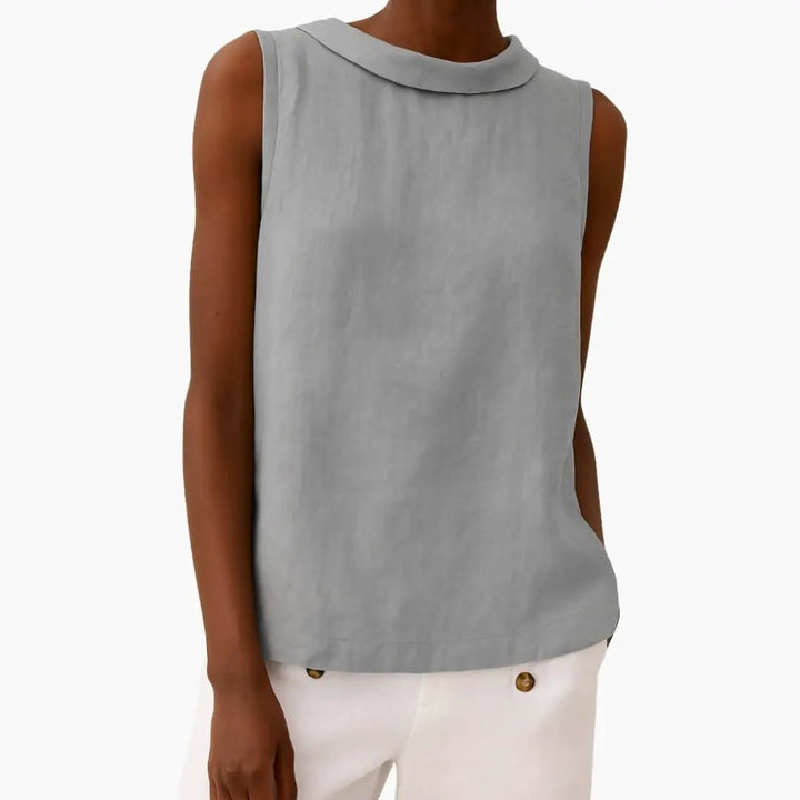 Women’s Sleeveless Roll Neck Top