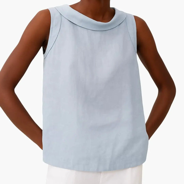 Women’s Sleeveless Roll Neck Top