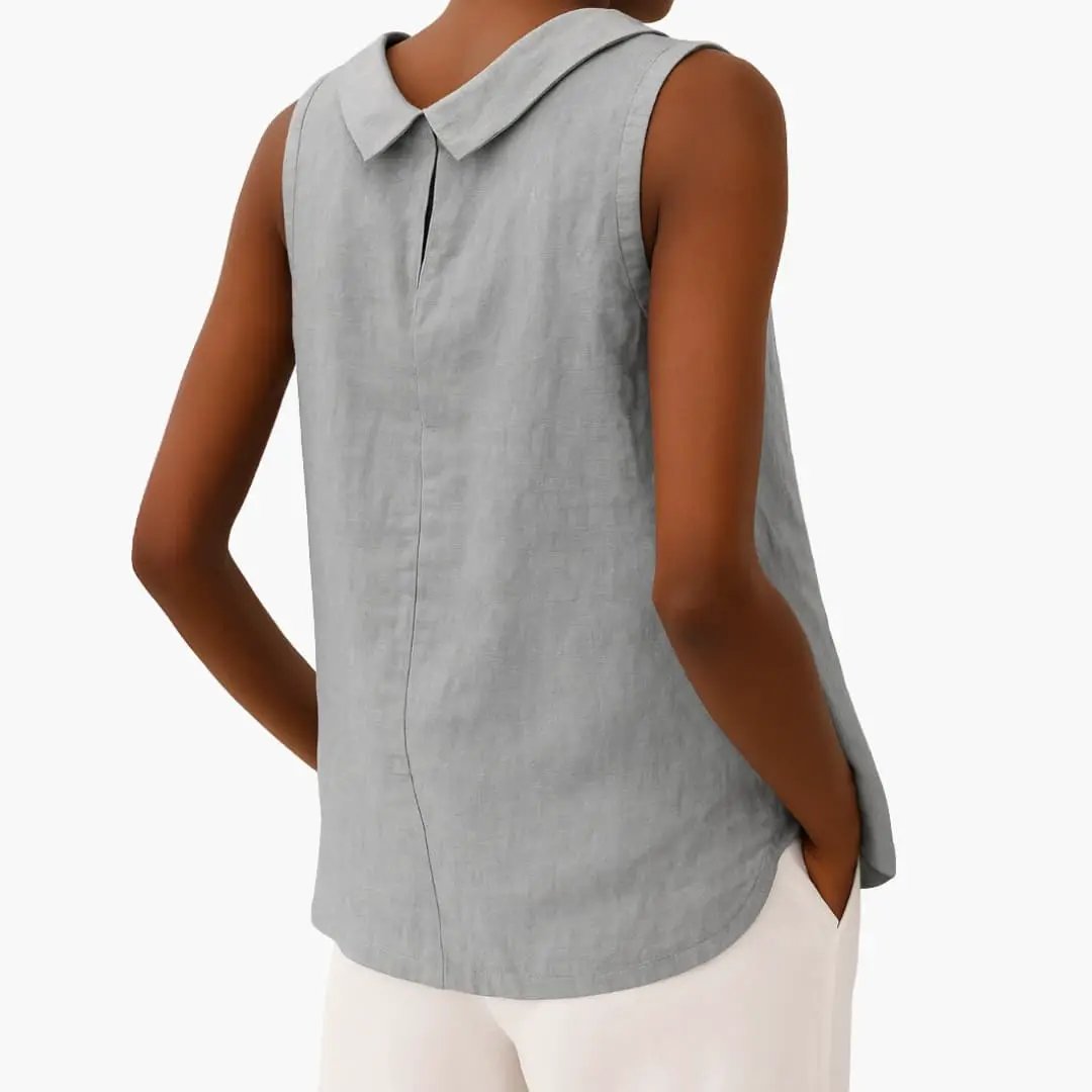 Women’s Sleeveless Roll Neck Top