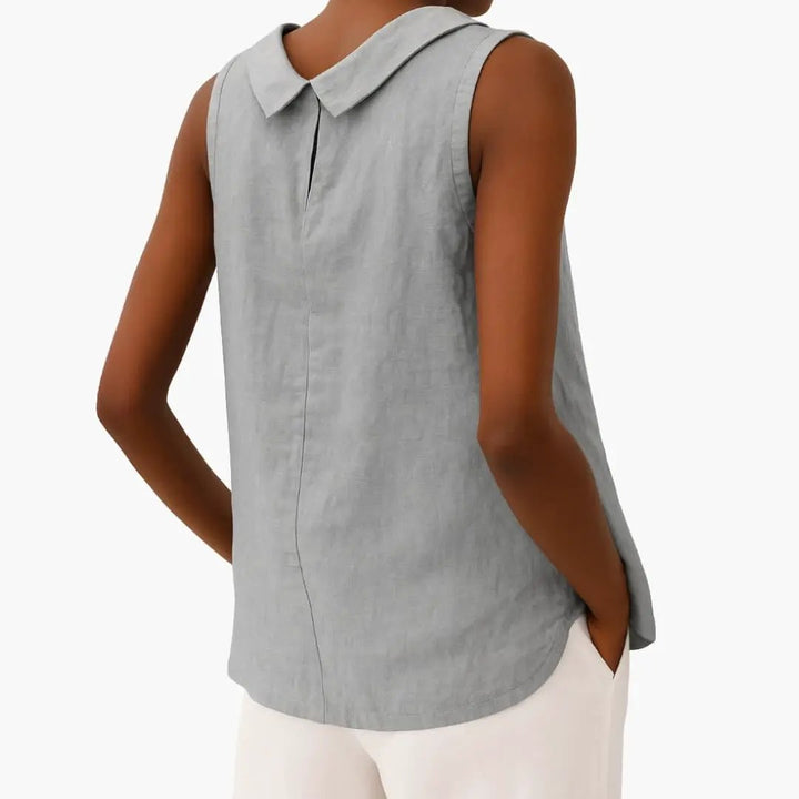 Women’s Sleeveless Roll Neck Top