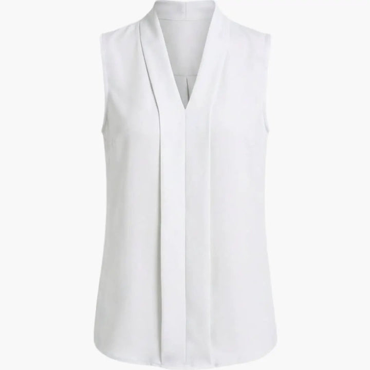 Women's Sleeveless Round Neck Top