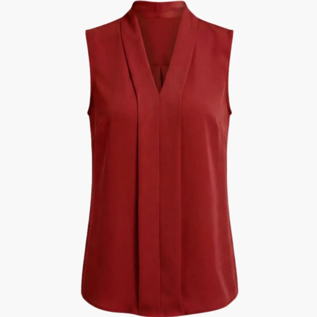 Women's Sleeveless Round Neck Top