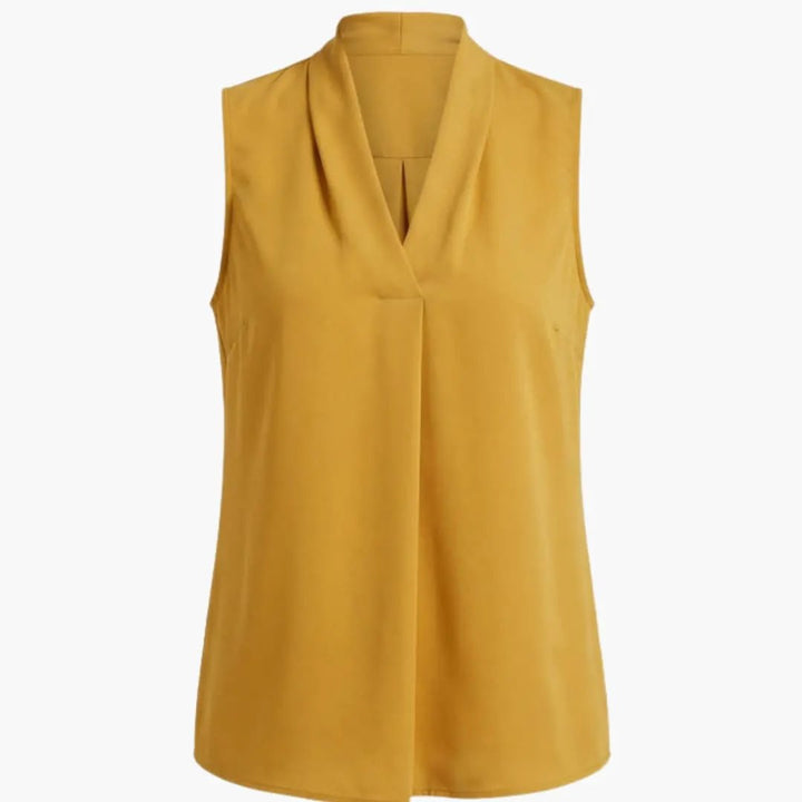 Women's Sleeveless Round Neck Top