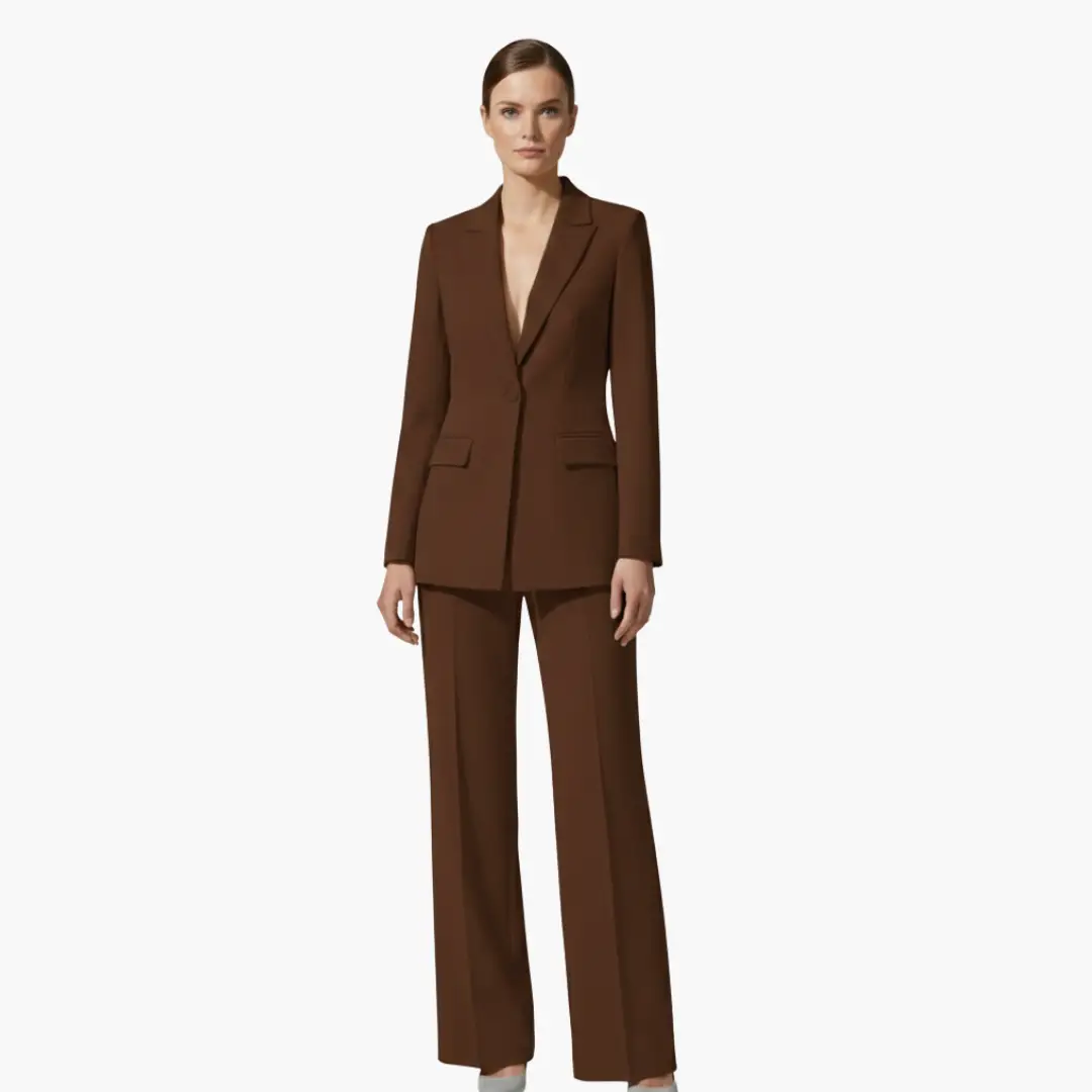 Women’s Two Piece Suit Set with Blazer and Pants