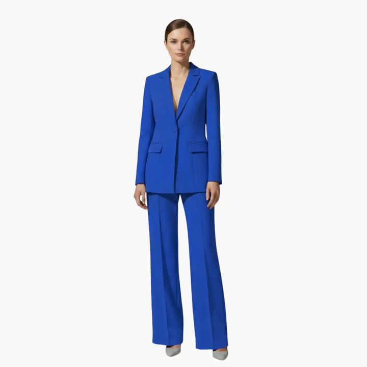 Women’s Two Piece Suit Set with Blazer and Pants