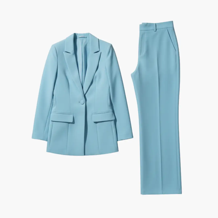 Women’s Two Piece Suit Set with Blazer and Pants