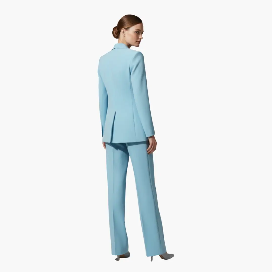 Women’s Two Piece Suit Set with Blazer and Pants