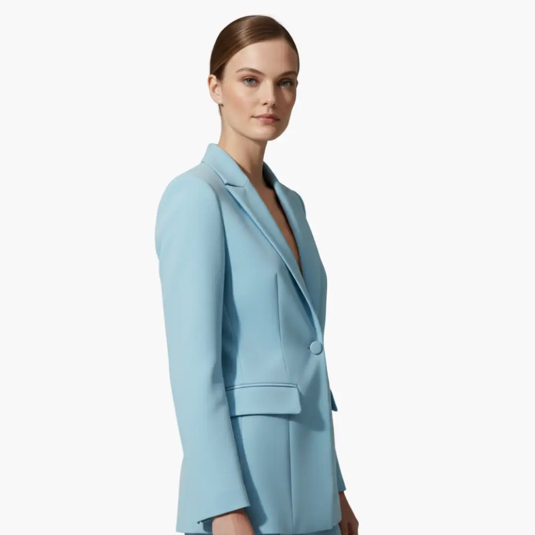 Women’s Two Piece Suit Set with Blazer and Pants